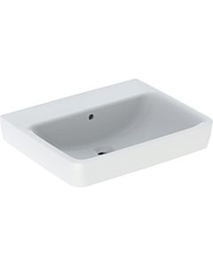 Geberit Renova Plan lavabo 501638008 60x48cm, sans trou pour robinetterie, avec trop-plein, blanc KeraTect