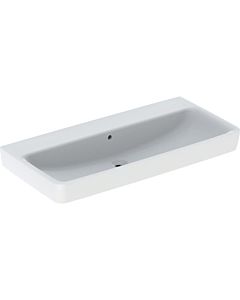 Geberit Renova Plan washbasin 501708008 100x48cm, without tap hole, with overflow, white KeraTect