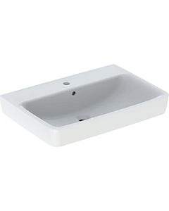 Geberit Renova Plan lavabo 501644001 70x48cm, trou de robinetterie au milieu, avec trop-plein, blanc