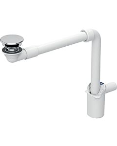 Geberit bonde de lavabo 152093211 Ø 40 mm, sortie libre et couvercle de valve, chromé brillant