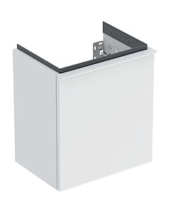 Geberit iCon lave-mains meuble bas 502300013 37x41,5x27,9cm, porte 2000 , charnière à droite, blanc mat, poignée blanc mat