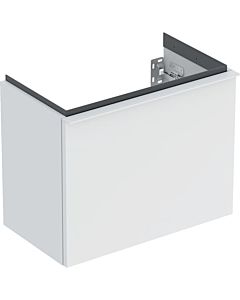 Geberit iCon hand wash basin base cabinet 502302013 52x41.5x30.7cm, 2000 drawer, matt white, handle matt white