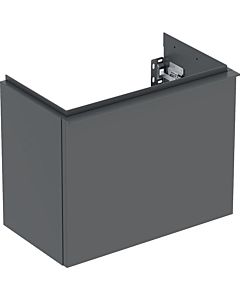 Geberit iCon hand wash basin base cabinet 502302JK1 52x41.5x30.7cm, 2000 drawer, body/front/handle lava matt