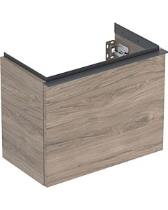 Geberit iCon lave-mains élément bas 502302JR1 52x41,5x30,7cm, tiroir 2000 , poignée noyer/lave mat