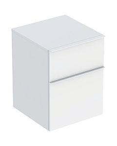 Geberit iCon armoire latérale 502315013 45x60x47,6cm, 2 tiroirs, blanc mat/poignée blanc mat