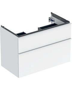 Geberit iCon vanity unit 502305011 88.8x61.5x47.6cm, 2 drawers, white/lacquered high gloss