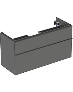 Geberit iCon vanity unit 502306JK1 118.4x61.5x47.6cm, 2 drawers, lava matt/lava matt