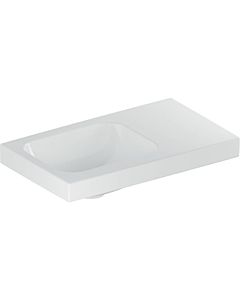 Geberit iCon Light Handwaschbecken 501832004 53x31cm, ohne Hahnloch, ohne Überlauf, mit Ablagefläche, weiß KeraTect