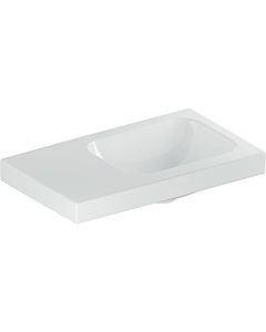 Geberit iCon light Handwaschbecken 501833004 53x31cm, ohne Hahnloch, ohne Überlauf, mit Ablagefläche, weiß KeraTect