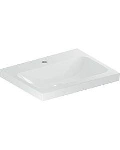 Geberit iCon light Waschtisch 501834005 60x48cm, Hahnloch mittig, ohne Überlauf, weiß