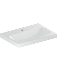 Geberit iCon Light Waschtisch 501841006 60x42cm, Hahnloch mittig, ohne Überlauf, weiß KeraTect