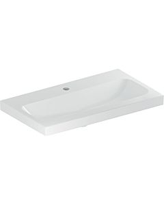 Geberit iCon light washbasin 501842005 75x42cm, tap hole in the middle, without overflow, white