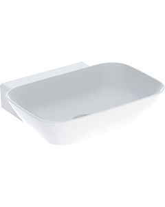 Geberit One vasque à poser 505040016 50x42,5cm, forme vasque, sans trop-plein, blanc KeraTect, sans trou pour robinetterie