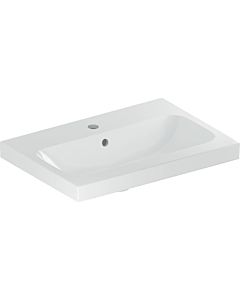 Geberit iCon Vasque légère 501841001 60x42cm, trou pour robinetterie au milieu, avec trop-plein, blanc