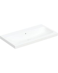 Geberit iCon light Waschtisch 501836003 90x48cm, ohne Hahnloch, mit Überlauf, weiß