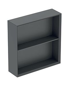 Geberit iCon étagère 502323JK1 45x46,7x13,2cm, carré, lave/laqué mat