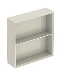 Geberit iCon shelf 502323JL1 45x46.7x13.2cm, square, sand grey/lacquered high gloss