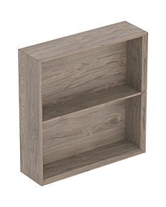 Geberit iCon étagère 502323JR1 45x46,7x13,2cm, carrée, structure noyer/mélamine