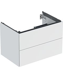 Geberit One meuble sous-vasque 505262002 74 x 50,4 x 47 cm, blanc / laqué mat, 2 tiroirs