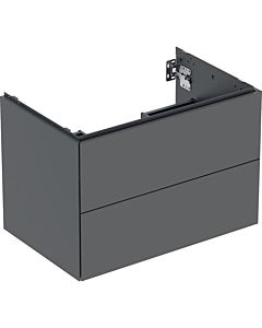 Geberit One Waschtisch-Unterschrank 505262003 74 x 50,4 x 47 cm, lava/lackiert matt, 2 Schubladen