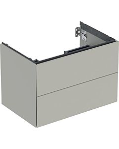 Geberit One Waschtisch-Unterschrank 505262007 74 x 50,4 x 47 cm, greige/lackiert matt, 2 Schubladen