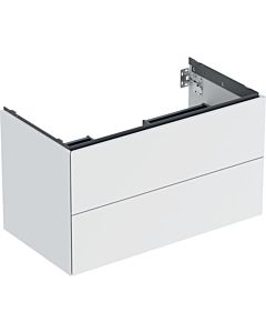 Geberit One meuble sous-vasque 505263002 88,8 x 50,4 x 47 cm, blanc / laqué mat, 2 tiroirs
