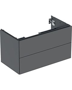 Geberit One Waschtisch-Unterschrank 505263003 88,8 x 50,4 x 47 cm, lava/lackiert matt, 2 Schubladen