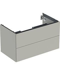 Geberit One Waschtisch-Unterschrank 505263007 88,8 x 50,4 x 47 cm, greige/lackiert matt, 2 Schubladen