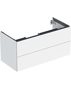 Geberit One meuble sous-vasque 505264001 103,6 x 50,4 x 47 cm, blanc / laqué brillant, 2 tiroirs