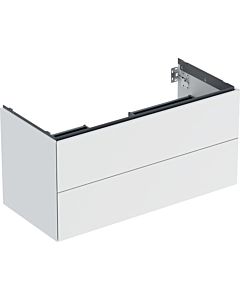 Geberit One meuble sous-vasque 505264002 103,6 x 50,4 x 47 cm, blanc / laqué mat, 2 tiroirs