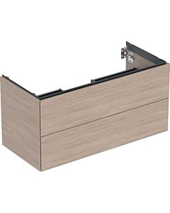 Geberit One meuble sous-vasque 505264005 103,6 x 50,4 x 47 cm, structure en chêne/bois mélaminé, 2 tiroirs