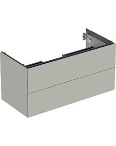 Geberit One meuble sous-vasque 505264007 103,6 x 50,4 x 47 cm, laqué grège/mat, 2 tiroirs