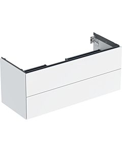 Geberit One meuble sous-vasque 505265001 118,4 x 50,4 x 47 cm, blanc / laqué brillant, 2 tiroirs