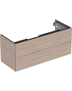 Geberit One meuble sous-vasque 505265005 118,4 x 50,4 x 47 cm, structure en chêne/bois mélaminé, 2 tiroirs