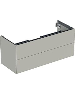 Geberit One Waschtisch-Unterschrank 505265007 118,4 x 50,4 x 47 cm, greige/lackiert matt, 2 Schubladen