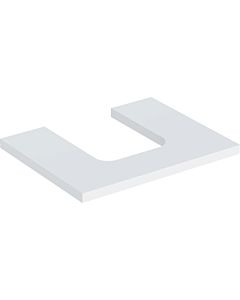 Geberit One Waschtisch-Platte 505271002 60 x 3 x 47 cm, weiß/lackiert matt, Ausschnitt mittig