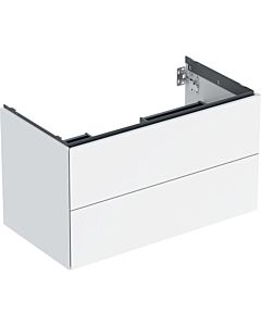 Geberit One meuble sous-vasque 505263001 88,8 x 50,4 x 47 cm, blanc / laqué brillant, 2 tiroirs