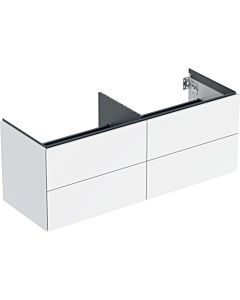 Geberit One Waschtisch-Unterschrank 505266001 133,2x50,4x47cm, 4 Schubladen, weiß/lackiert hochglänzend