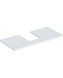 Geberit One Waschtisch-Platte 505274002 105 x 3 x 47 cm, weiß/lackiert matt, Ausschnitt mittig