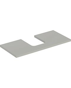 Geberit One plan vasque 505274007 105 x 3 x 47 cm, laqué grège/mat, découpe au milieu