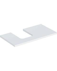 Geberit One vanity top 505293002 90 x 3 x 47 cm, white/lacquered matt, cutout left