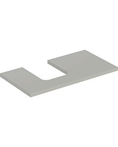 Geberit One plan vasque 505293007 90 x 3 x 47 cm, laqué grège/mat, découpe à gauche