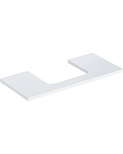 Geberit One plan de lavabo 505284001 105 x 3 x 47 cm, blanc / laqué brillant, découpe au milieu
