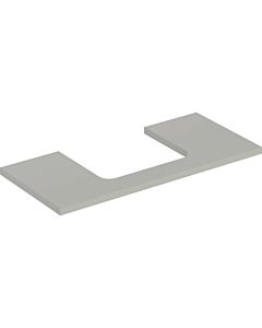 Geberit One plan vasque 505284007 105 x 3 x 47 cm, laqué grège/mat, découpe au milieu