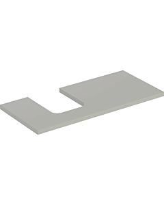 Geberit One plan vasque 505294007 105 x 3 x 47 cm, laqué grège/mat, découpe à gauche