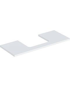 Geberit One vanity top 505285002 120 x 3 x 47 cm, white/lacquered matt, cut-out in the middle