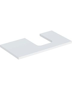 Geberit One vanity top 505313002 90 x 3 x 47 cm, white/lacquered matt, cutout right