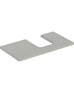 Geberit One plan vasque 505313007 90 x 3 x 47 cm, laqué grège/mat, découpe à droite