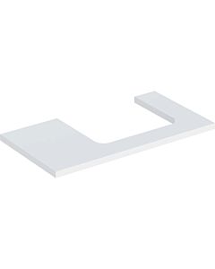 Geberit One Waschtisch-Platte 505323002 90 x 3 x 47 cm, weiß/lackiert matt, Ausschnitt rechts