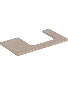 Geberit One Vanity top 505323005 90 x 3 x 47 cm, oak/melamine wood structure, cutout right